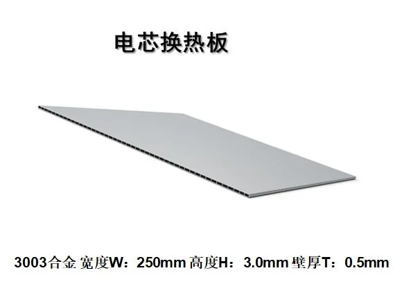 Aluminium Extrusion Extra-Wide Core Heat Exchanger Plate Sheet